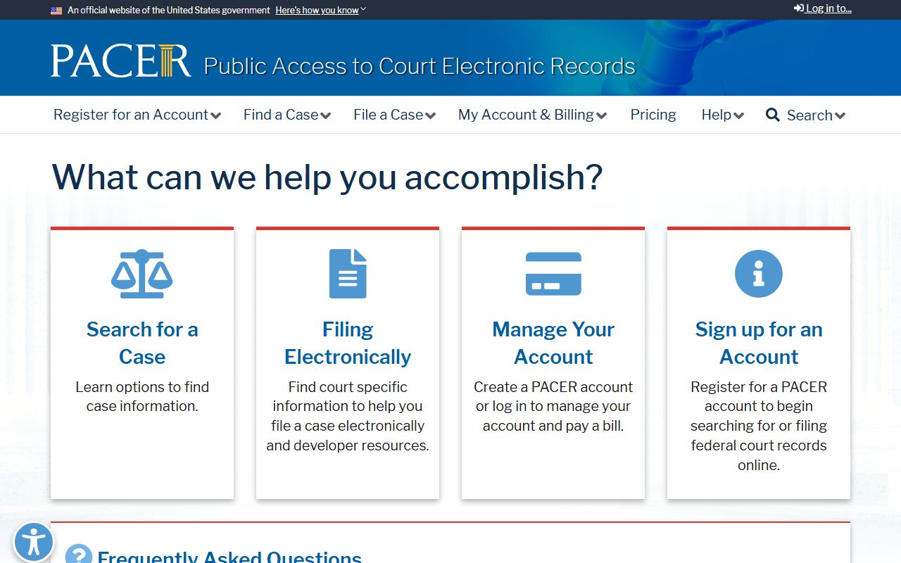 Logan County arrest records federal PACER court charge records