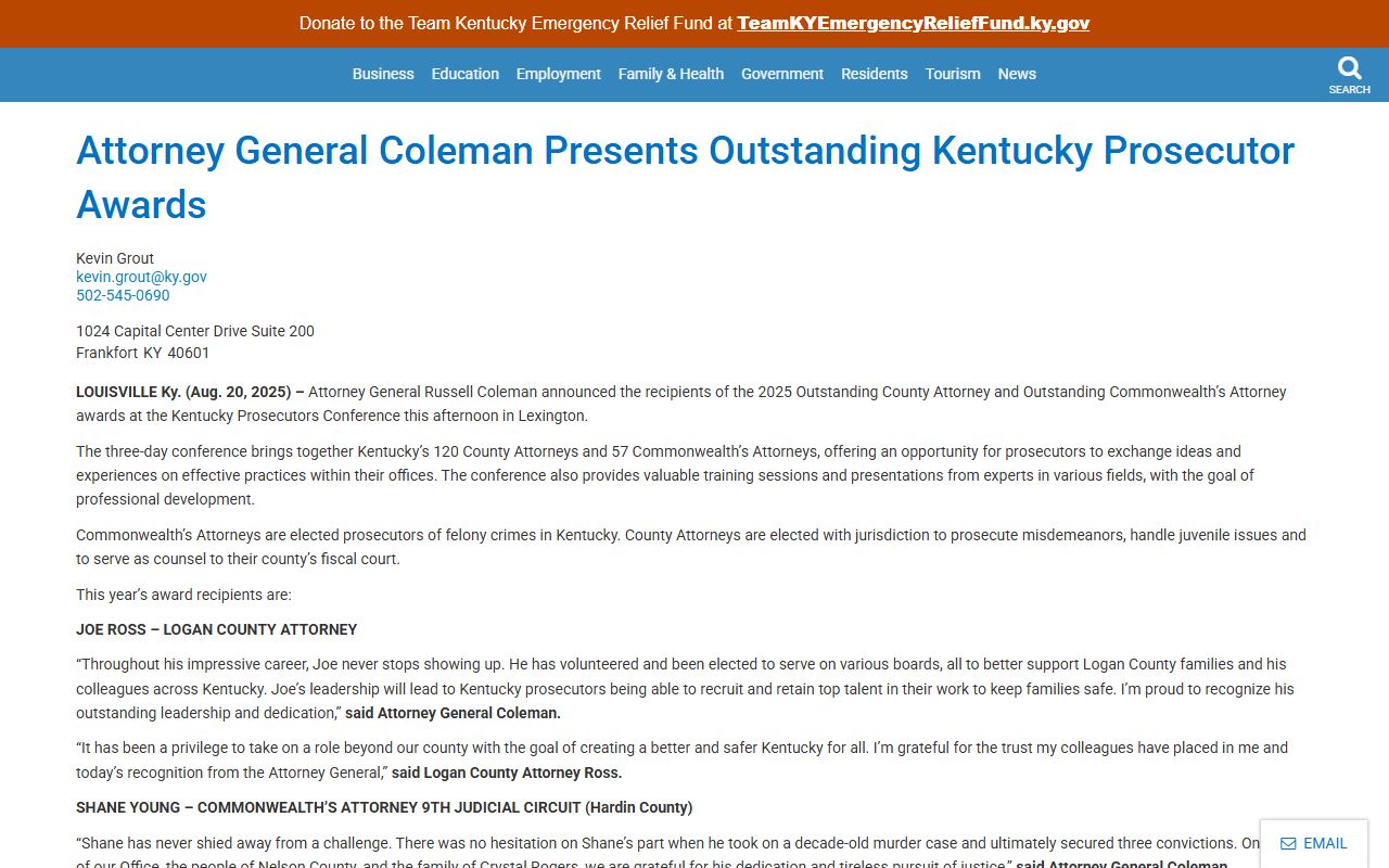Logan County court records Kentucky Attorney General source